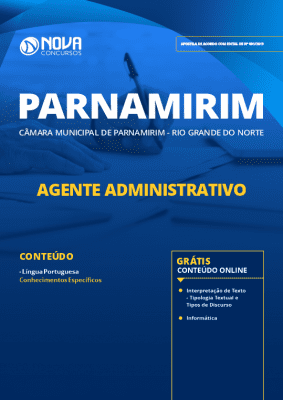 Apostila Câmara de Parnamirim 2019 Agente Administrativo PDF e Impressa