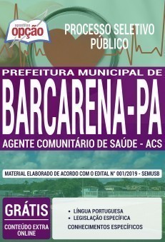 Apostila Prefeitura de Barcarena 2019 PDF e Impressa Agente Comunitário de Saúde