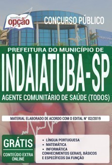 Apostila Concurso Prefeitura de Indaiatuba 2019 PDF e Impressa