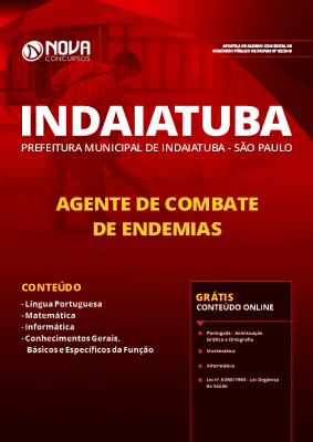 Apostila Prefeitura de Indaiatuba 2019 Grátis Cursos Online Agente de Combate de Endemias