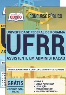 Apostila UFRR 2019 PDF e Impressa Assistente em Administração