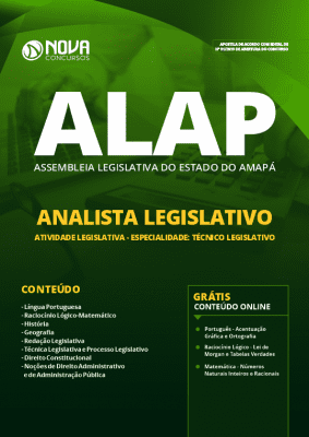 Apostila Concurso ALAP 2019 Analista Legislativo Grátis Cursos Online
