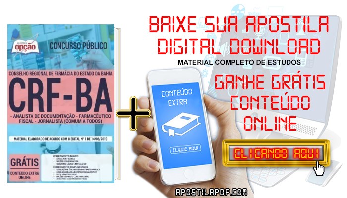 Apostila CRF BA 2019 PDF Cargos de Nível Superior