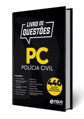 Livro de Questões PC da Polícia Civil 2019 Impresso