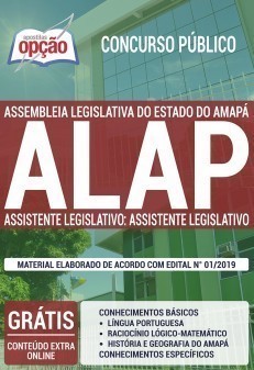 Apostila Concurso ALAP 2019 Assistente Legislativo PDF e Impressa