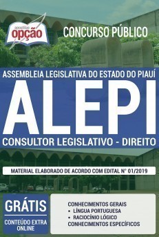 Apostila Concurso ALEPI 2019 Consultor Legislativo Área Direito PDF e Impressa