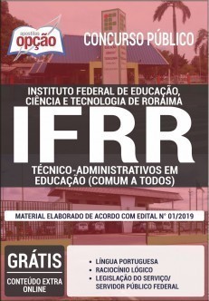 Apostila Concurso IFRR 2019 Técnico Administrativo em Educação PDF Download Digital e Impressa