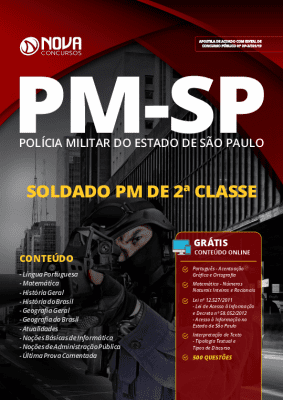 Apostila Concurso PM SP 2019 Soldado PM Grátis Cursos Online