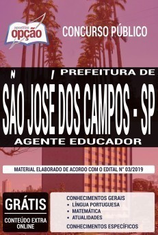 Apostila Concurso Prefeitura de São José dos Campos 2019 PDF e Impressa