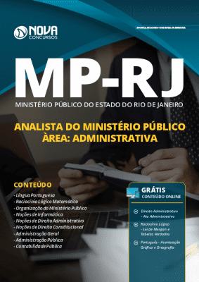 Apostila MP RJ 2019 Analista do Ministério Público Área Administrativa Grátis Cursos Online