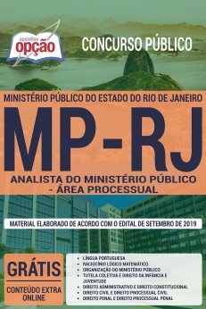 Apostila MP RJ 2019 Analista do Ministério Público Área Processual PDF e Impressa