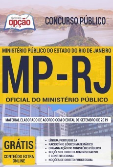 Apostila MP RJ 2019 Oficial do Ministério Público PDF e Impressa
