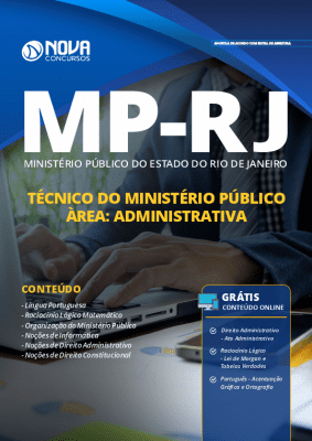 Apostila Concurso MP RJ 2019 Técnico do Ministério Público Área Administrativa Grátis Cursos Online