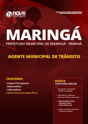Apostila Concurso Prefeitura de Maringá 2019 Agente de Trânsito Grátis Cursos Online