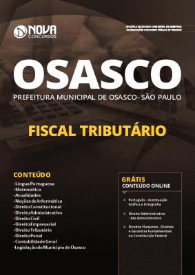 Apostila Concurso Prefeitura de Osasco 2019 Fiscal Tributário Grátis Cursos Online