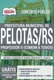 Apostila Concurso Prefeitura de Pelotas 2019 Professor II PDF e Impressa
