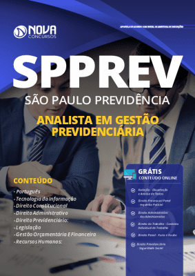 Apostila Concurso SPPREV 2019 Analista Grátis Cursos Online