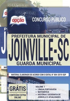 Apostila Prefeitura de Joinville 2019 Guarda Municipal PDF e Impressa