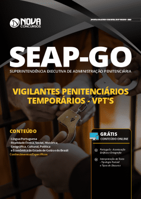 Apostila SEAP GO 2019 Vigilante Penitenciário Grátis Cursos Online