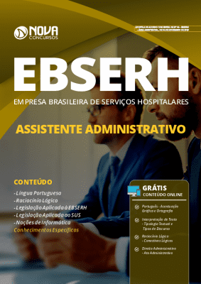 Apostila Concurso EBSERH 2020 Assistente Administrativo Grátis Cursos Online