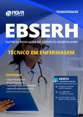 Apostila Concurso EBSERH 2019 Técnico em Enfermagem Grátis Cursos Online