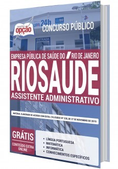 Apostila RIOSAÚDE 2020 Assistente Administrativo PDF Download e Impressa