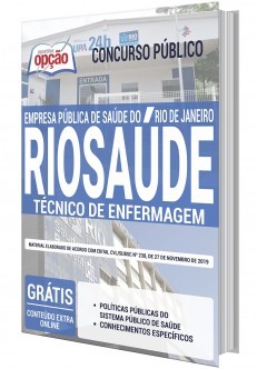 Apostila Concurso RIOSAÚDE 2020 Técnico de Enfermagem PDF Download e Impressa