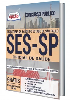 Apostila SES SP 2019 Oficial de Saúde PDF Download e Impressa
