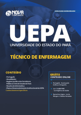 Apostila Concurso UEPA 2019 Técnico de Enfermagem Grátis Cursos Online