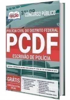 Apostila Concurso PC DF 2020 Escrivão de Polícia PDF e Impressa