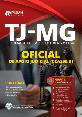 Apostila Concurso TJ MG 2020 PDF Oficial de Apoio Judicial