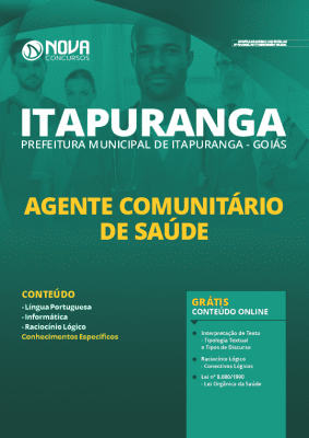Apostila Prefeitura de Itapuranga GO 2020 PDF Agente de Saúde