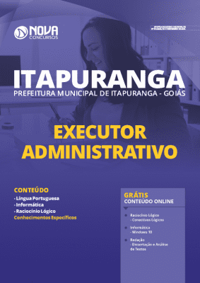 Apostila Prefeitura de Itapuranga GO 2020 PDF Executor Administrativo
