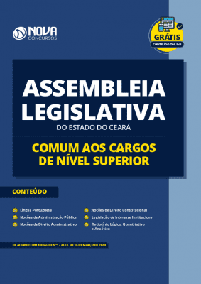 Apostila Concurso Assembleia Legislativa CE 2020 PDF Download Digital Cargos de Nível Superior