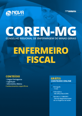 Apostila Concurso COREN MG 2020 PDF Enfermeiro Fiscal Grátis Cursos Online
