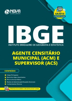 Apostila Concurso IBGE 2020 PDF Agente Censitário PDF Download