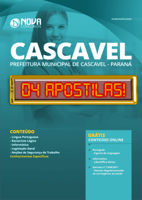 Apostila Concurso Prefeitura de Cascavel 2020 PDF Grátis Cursos Online
