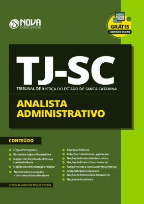 Apostila Concurso TJ SC 2020 PDF Analista Administrativo