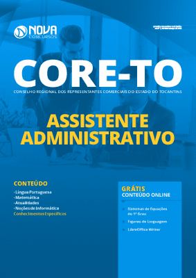 Apostila Concurso CORE TO 2020 PDF Assistente Administrativo