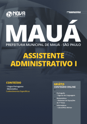 Apostila Prefeitura de Mauá SP 2020 PDF Assistente Administrativo