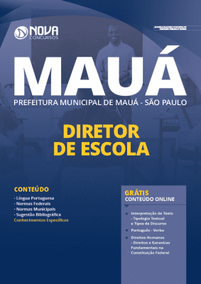 Apostila Prefeitura de Mauá SP 2020 PDF Diretor de Escola
