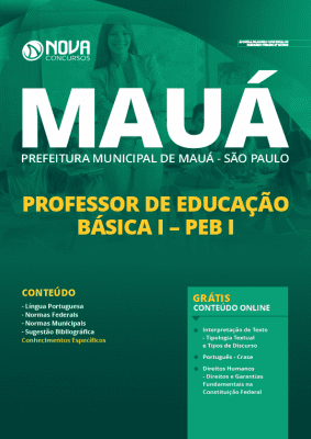 Apostila Prefeitura de Mauá SP 2020 PDF Professor Grátis Cursos Online