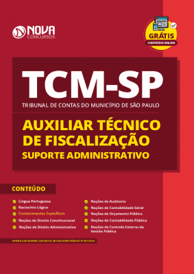 Apostila Concurso TCM SP 2020 PDF Download Grátis Cursos Online