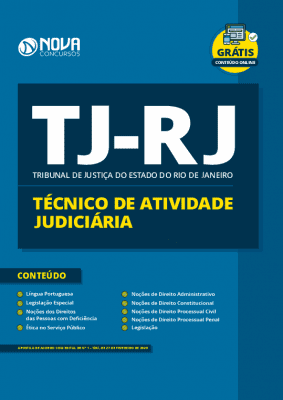 Apostila TJRJ 2020 PDF Grátis Cursos Online por Especialistas Cargo Técnico Judiciário