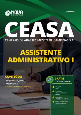 Apostila Ceasa Campinas 2020 PDF Assistente Administrativo PDF Download