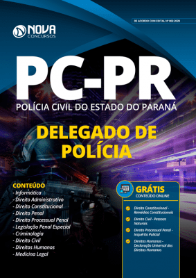 Apostila PC PR 2020 PDF Delegado de Polícia Download PDF Grátis Cursos Online