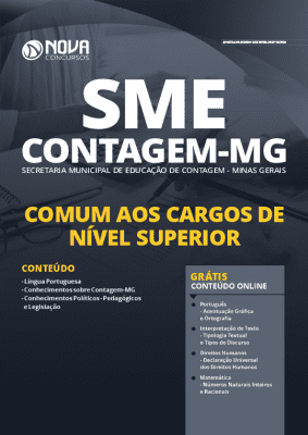 Apostila Concurso SME Contagem MG 2020 PDF Nível Superior