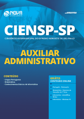 Apostila Concurso CIENSP 2020 PDF Auxiliar Administrativo