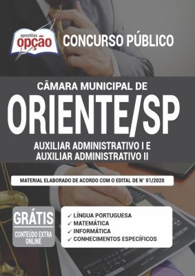 Apostila Câmara de Oriente SP 2020 PDF Download Digital