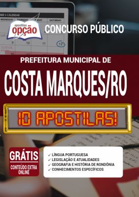 Apostila Prefeitura de Costa Marques RO 2020 PDF Download